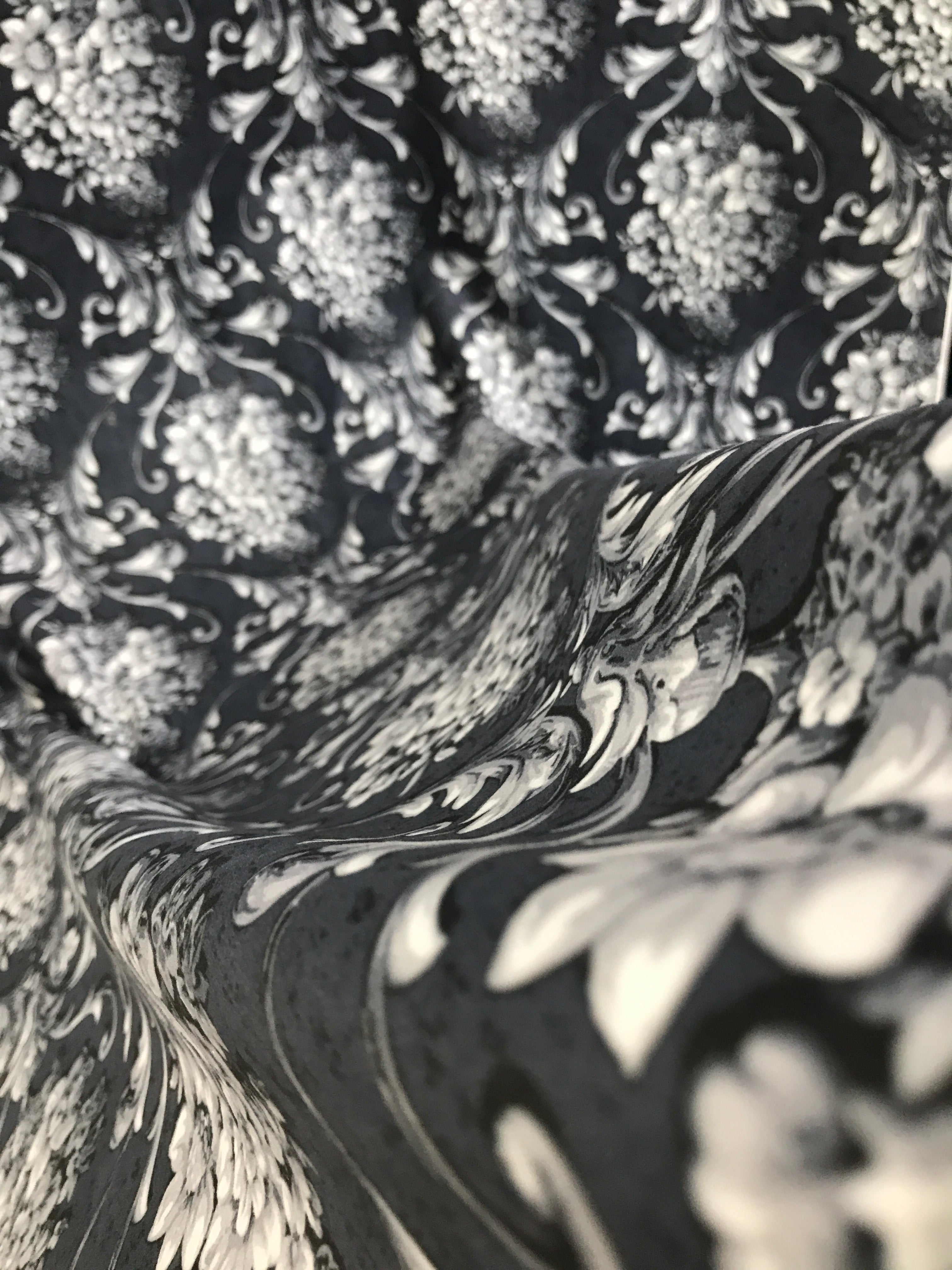 Velvet in Damask Cushion Covers