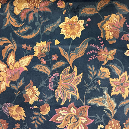 Velvet in Vintage Floral -  Window Treatments (Royal Garden)