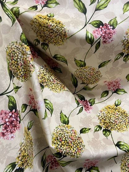 Velvet in Floral Upholstery & Curtains
