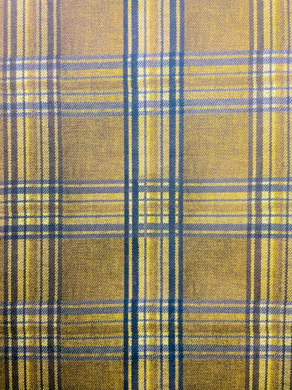 Velvet in Tartan Plaid  Upholstery & Sofa