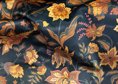 Velvet in Vintage Floral -  Window Treatments (Royal Garden)