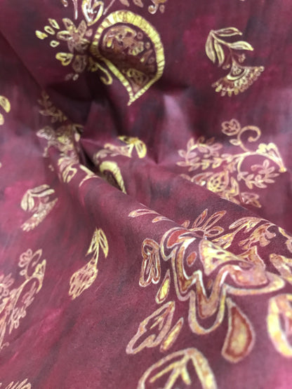 Velvet in Paisley Curtains, Chair Covers & Table Runners
