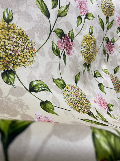 Velvet in Floral Upholstery & Curtains