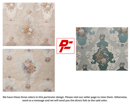 Jacquard in Victorian Floral Damask (Rococo Bloom)
