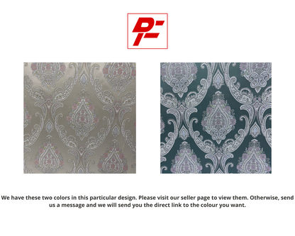 Jacquard in Victorian Damask –  Window Treatments (Rococo Bloom)