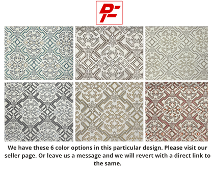 Jacquard Brocade in Roman Mosaic  – Ideal for Dining Chairs & Drapery (Antique Luxe)