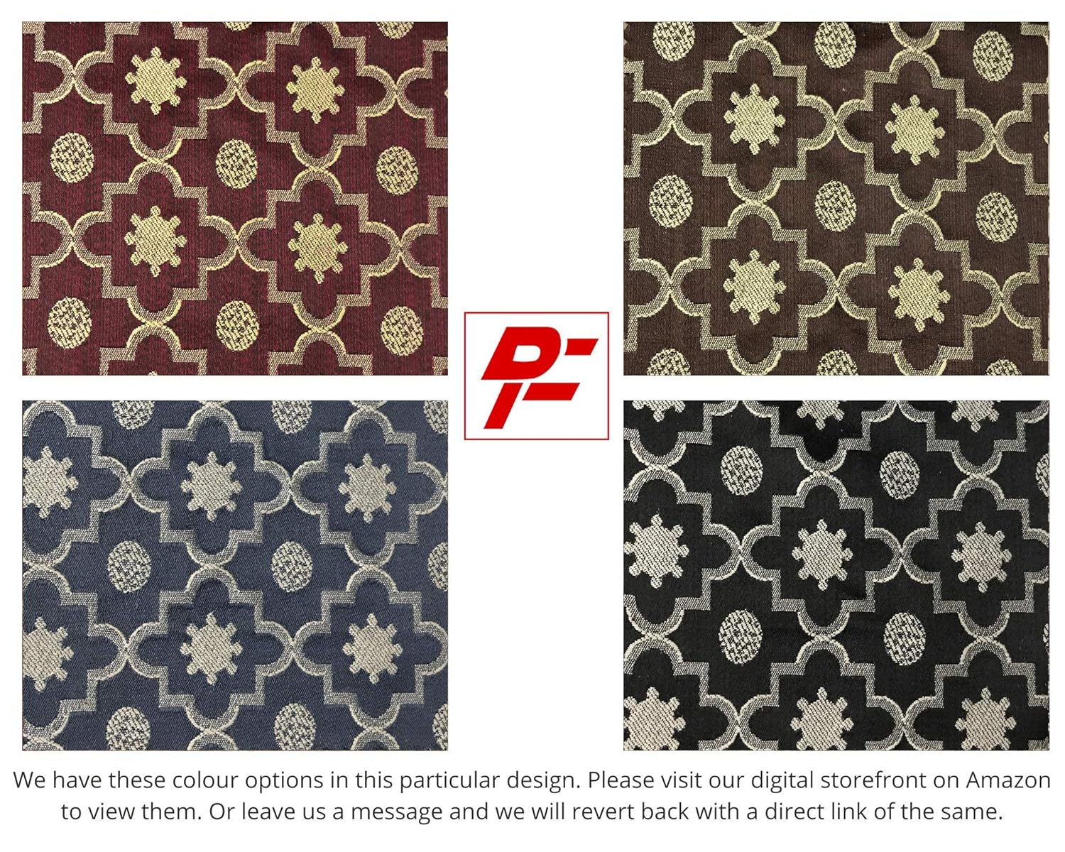Jacquard in Moroccan Lattice –  Upholstery & Décor (Casbah Charm)