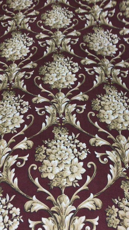 Velvet in Damask Cushion Covers