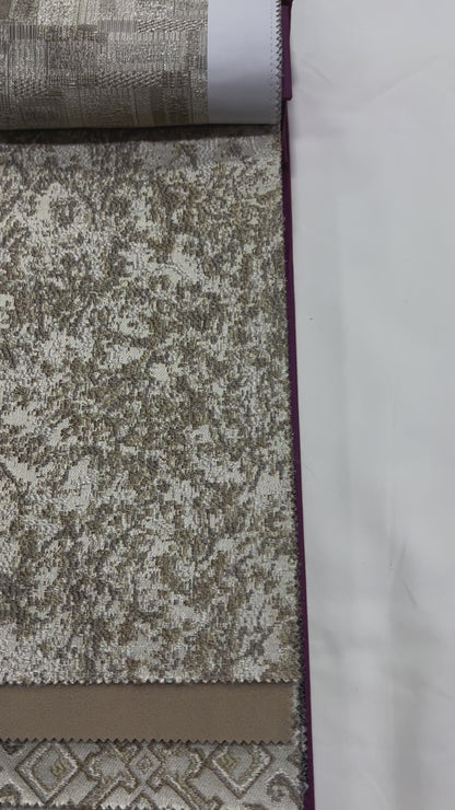 Jacquard Brocade in Abstract – Ideal for Upholstery & Curtains (Vintage Weave)