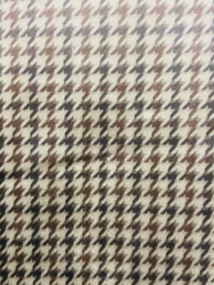 Velvet in Houndstooth Upholstery