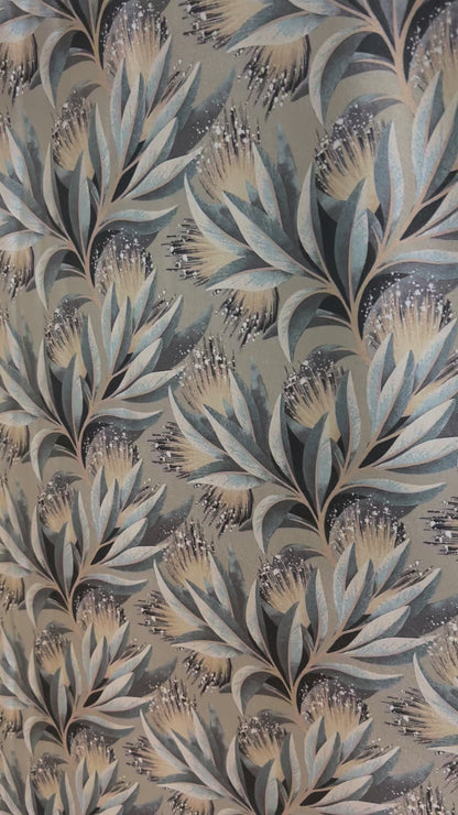 Velvet in Floral – Ideal for Sofa Upholstery & Cushion Covers (Elegant Bloom)