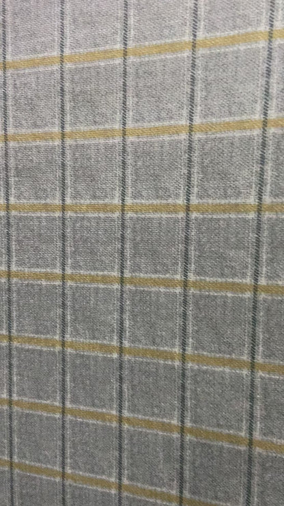 Velvet in Tattersall Plaid  Sofa Upholstery & Cushions