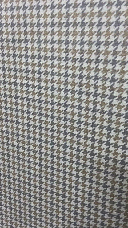 Velvet in Houndstooth Upholstery