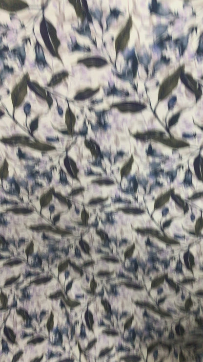 Velvet in Floral Ideal for Sofa, Curtains & Cushions