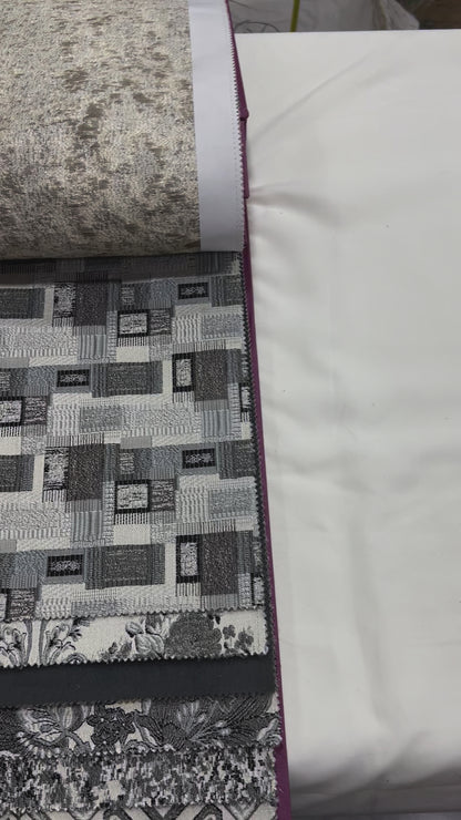 Jacquard Brocade in Abstract Rug – Ideal for Upholstery (Antique Charm)