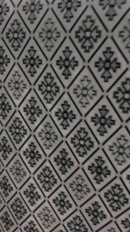Velvet in Abstract Diamond – Ideal for Sofa, Cushion & Chair Covers (Artisan Luxe)