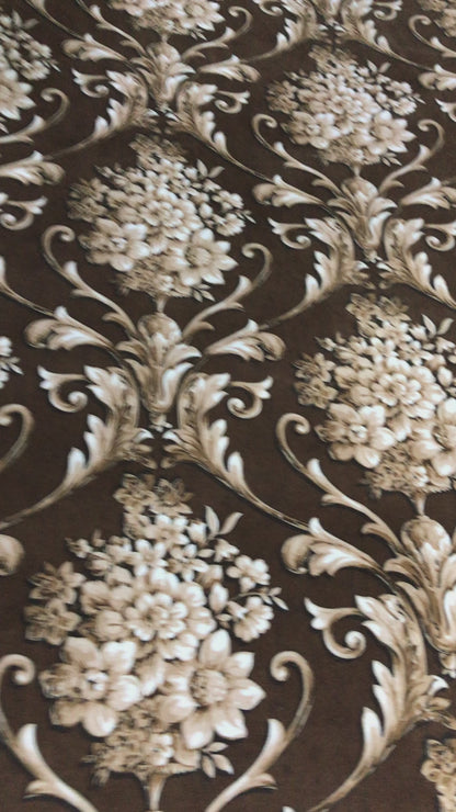 Velvet in Damask Cushion Covers