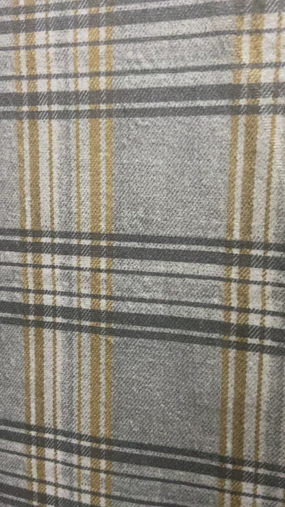Velvet in Tartan Plaid  Upholstery & Sofa
