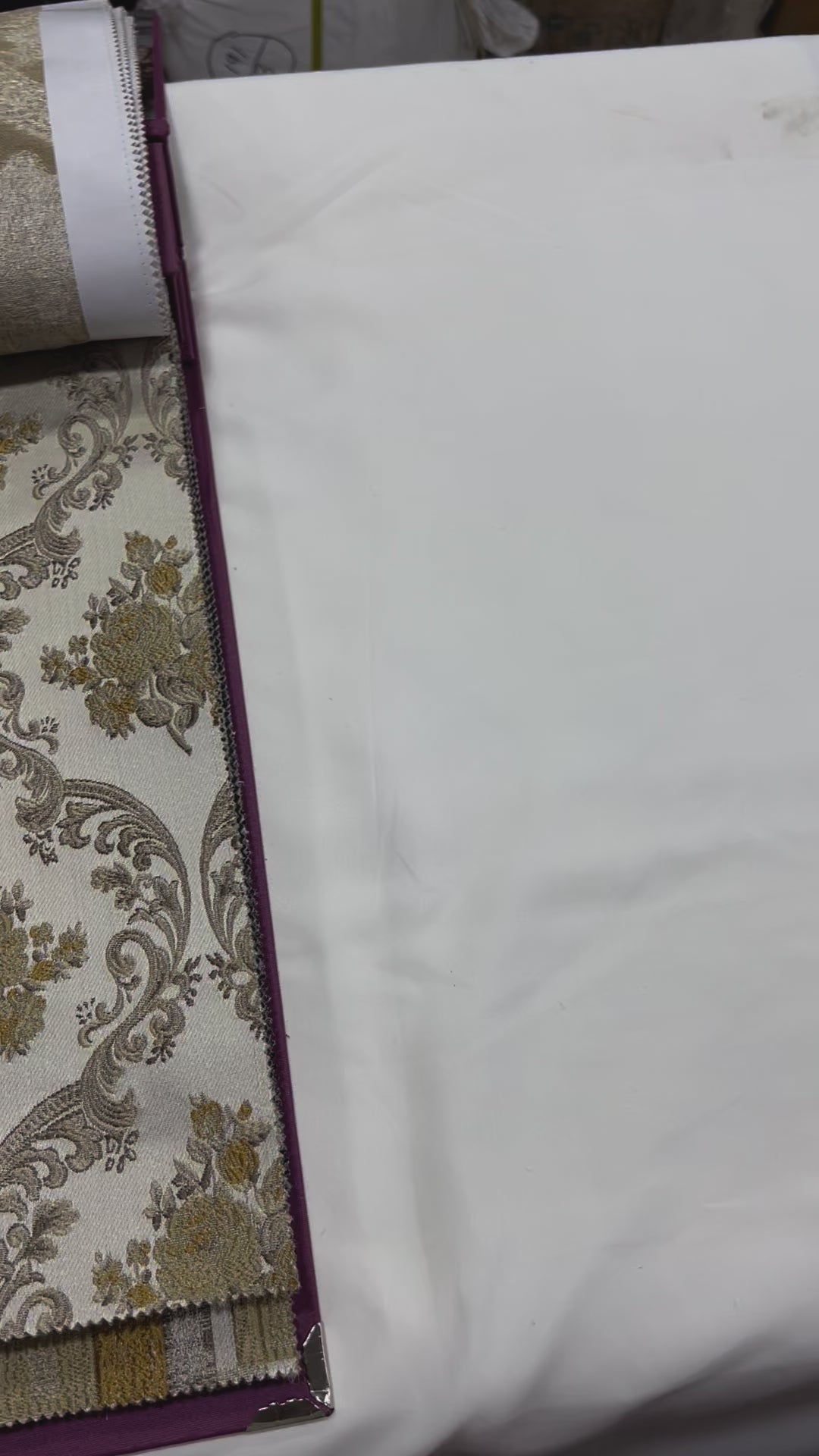 Jacquard Brocade in Damask  – Ideal for Upholstery & Drapes (Victorian Grace)