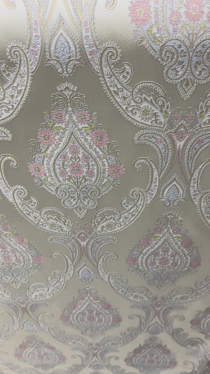 Jacquard in Victorian Damask –  Window Treatments (Rococo Bloom)