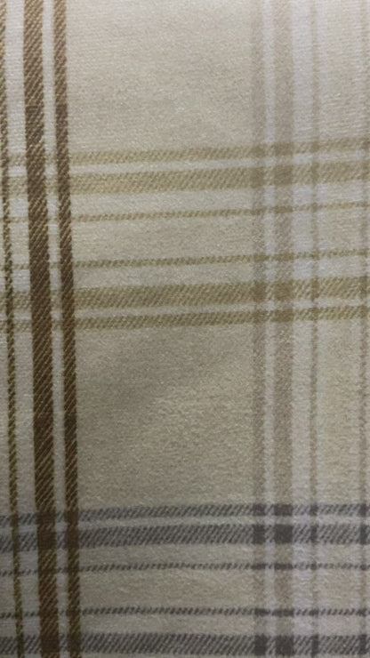 Velvet in Tartan Plaid  Upholstery & Sofa
