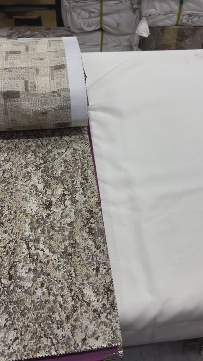 Jacquard Brocade in Abstract – Ideal for Upholstery & Curtains (Vintage Weave)