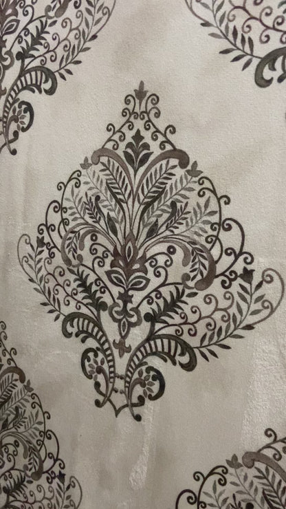 Velvet in Damask Motif  Sofas & Dining chairs