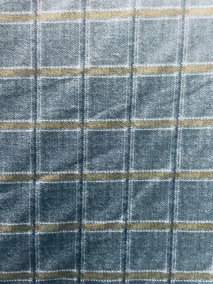 Velvet in Tattersall Plaid  Sofa Upholstery & Cushions