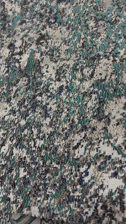 Jacquard Brocade in Abstract – Ideal for Upholstery & Curtains (Vintage Weave)