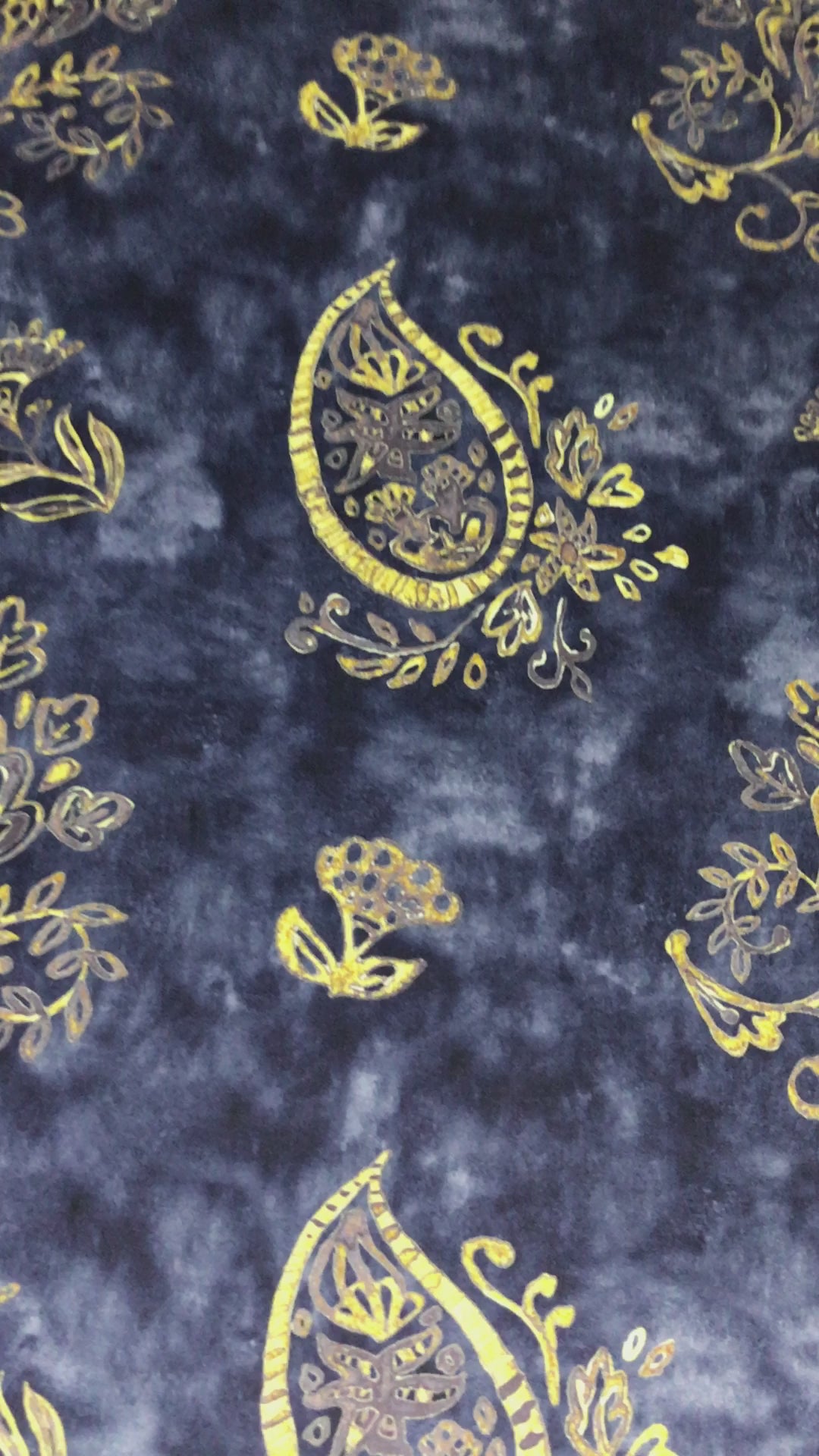 Velvet in Paisley Curtains, Chair Covers & Table Runners