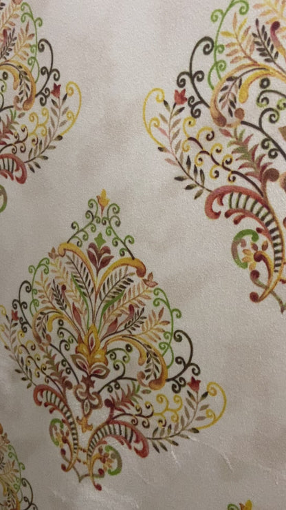 Velvet in Damask Motif  Sofas & Dining chairs